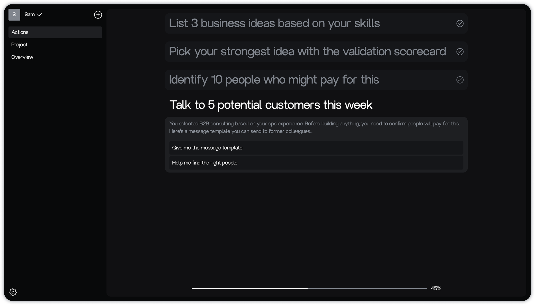 Image of Gap Finder dashboard